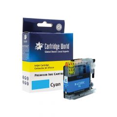 Compatible with Brother LC-225XL Cyan Ink Cartridge (CWC-B-LC225XLC)